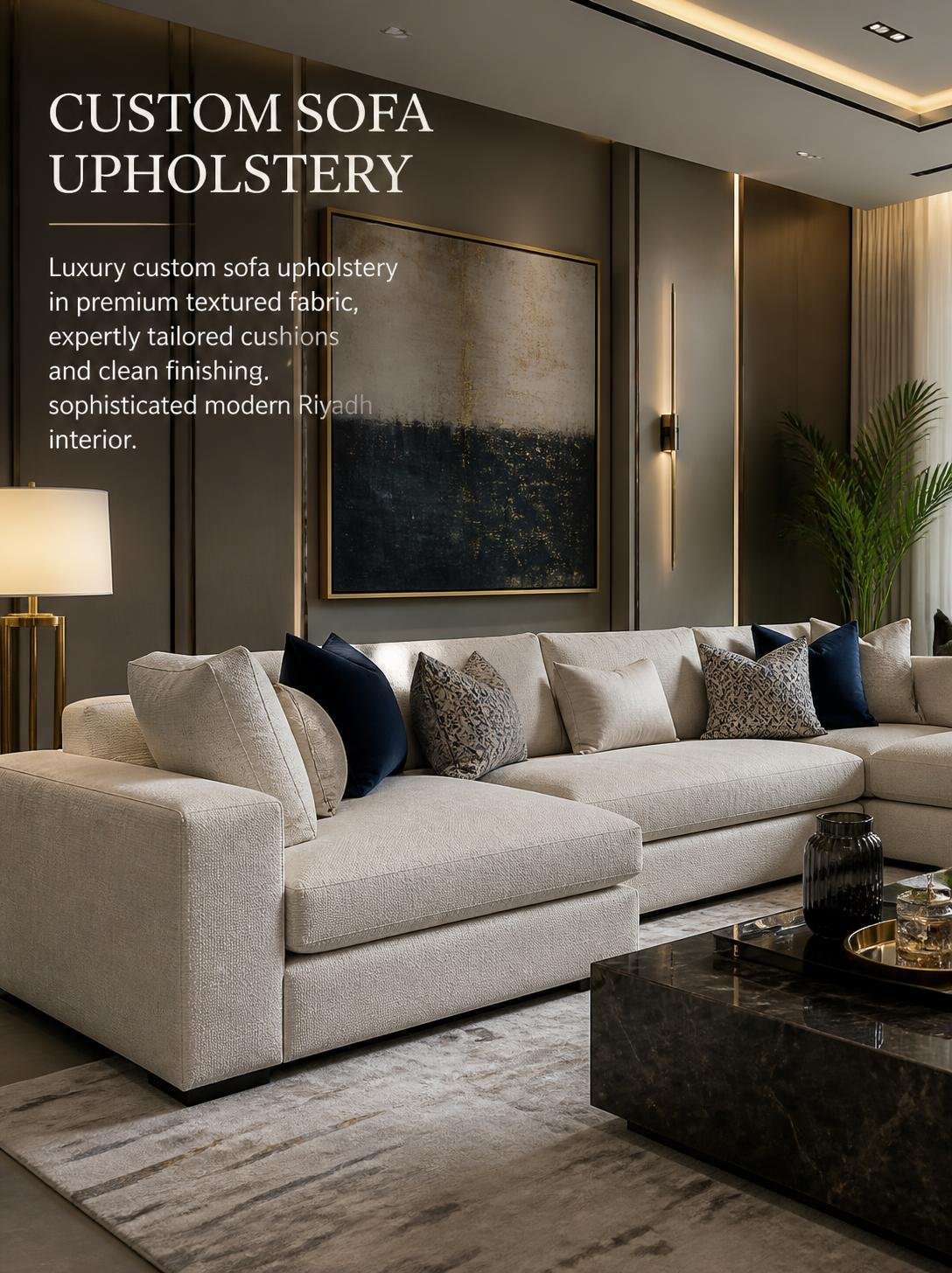 CUSTOM SOFA UPHOLSTERY